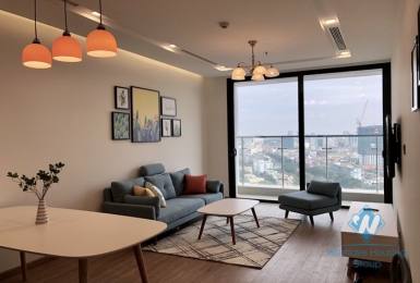 Lake view three bedrooms apartment for rent in Vinhome Metropolis, Ba Dinh district, Ha Noi